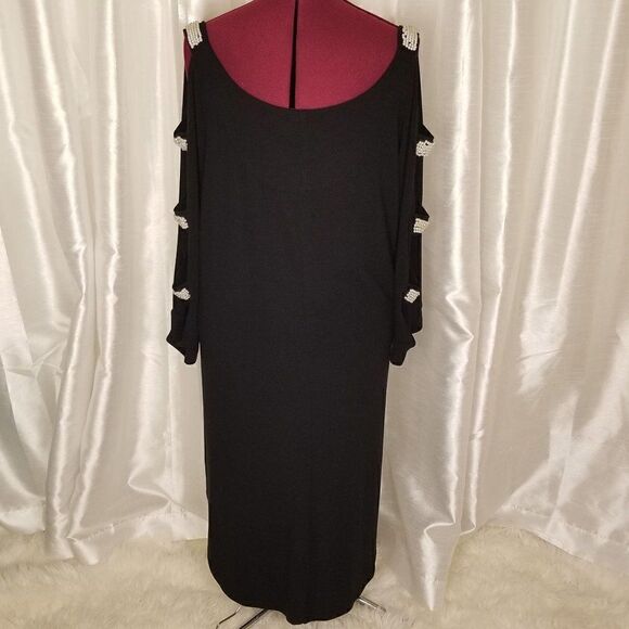 Ashley Stewart High-Low Black Top (size 22/24) - Picture 4 of 6